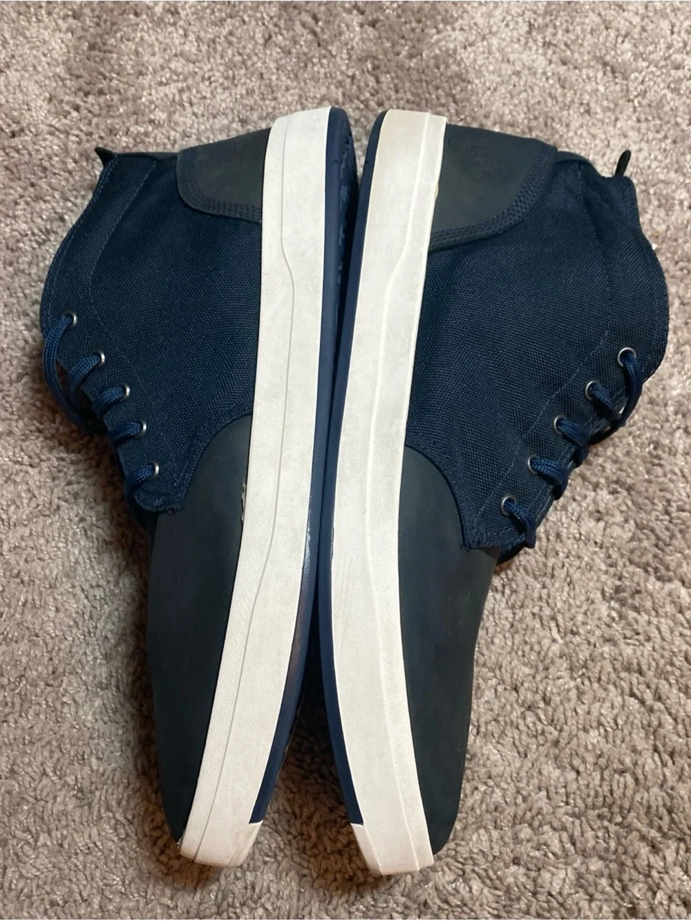 Timberland Navy and Black Men’s Chukka Boots men’s size 13